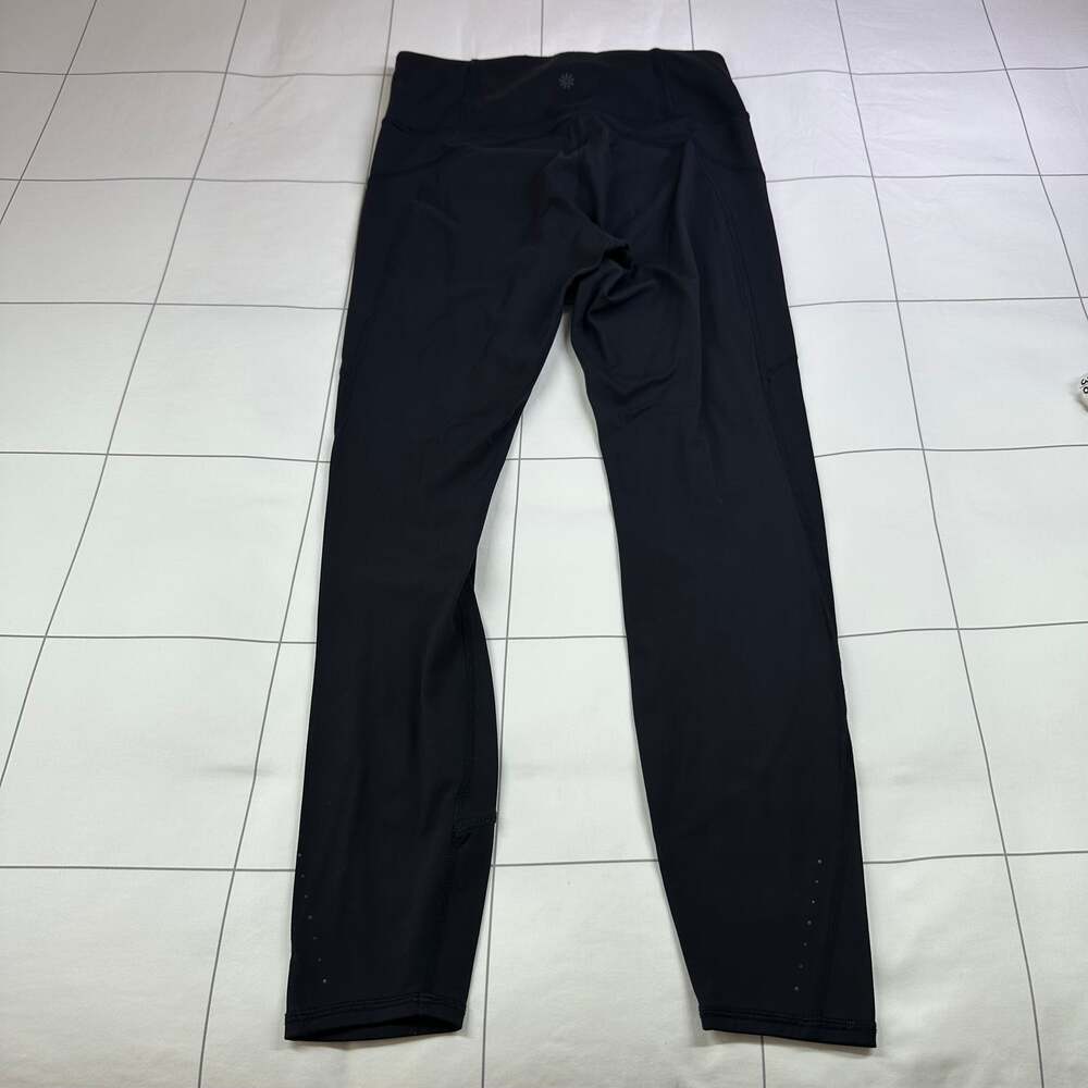 Athleta Leggings Womens Small Black Rainier Cold Sport Athletic Brushed Workout - Picture 3 of 10